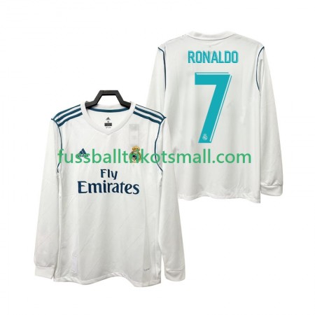 Fußballtrikots Real Madrid CRISTIANO RONALDO 7 2017 Retro 2018 Langarm Heimtrikotsatz kaufen